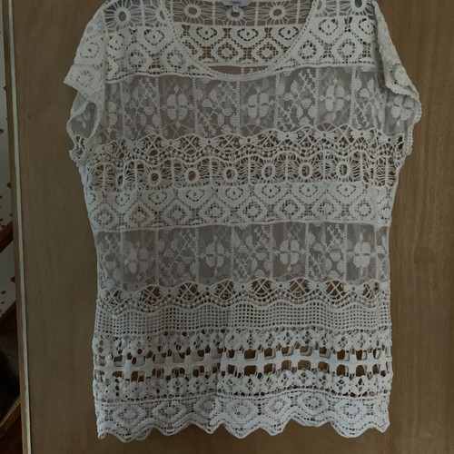 Ladies off white beach cover - ladies,