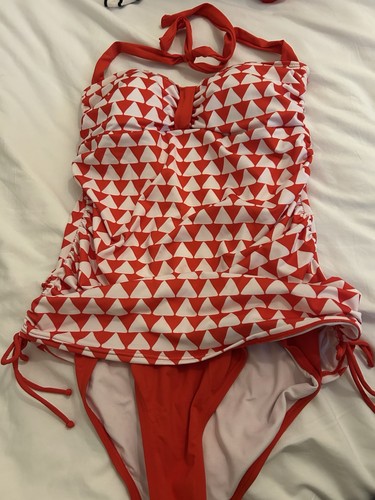 Red swim wear size - , 12