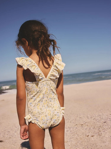 Next girls yellow floral - next, frill