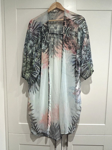 Next beachwear blue sheer - next,