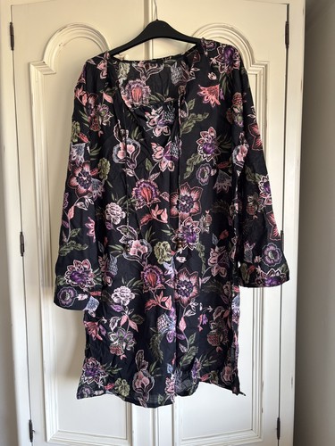 Next black floral swimsuit - swimsuit, and